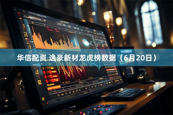 华信配资 逸豪新材龙虎榜数据（6月20日）